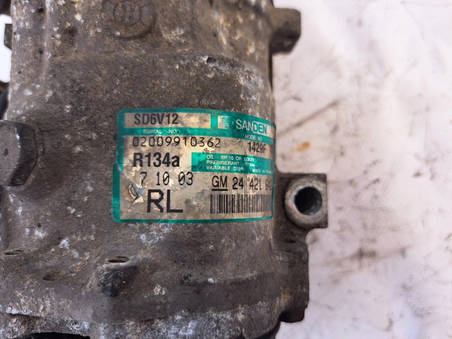OPEL MERIVA COMBO 24421642 Klimakompressor klimaanlage