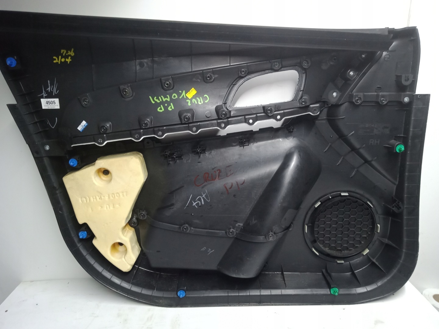 CHEVROLET CRUZE side upholstery door right front