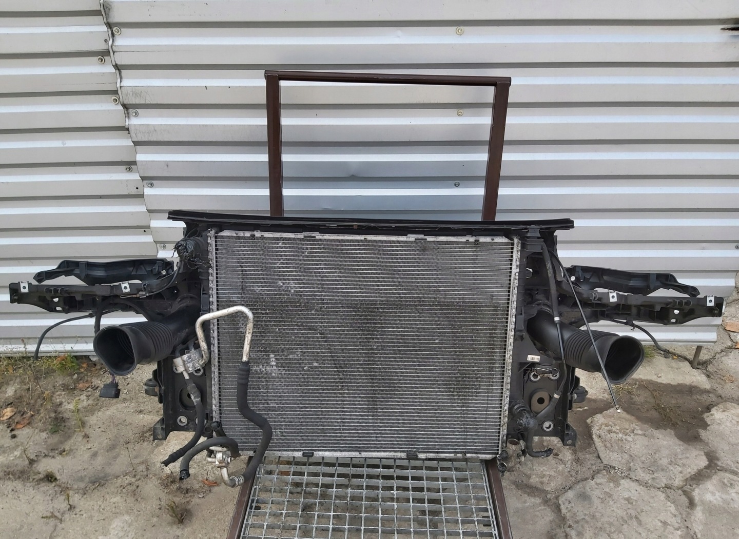 front body wall radiator PORSCHE CAYENNE and 7L LIFT 4.8