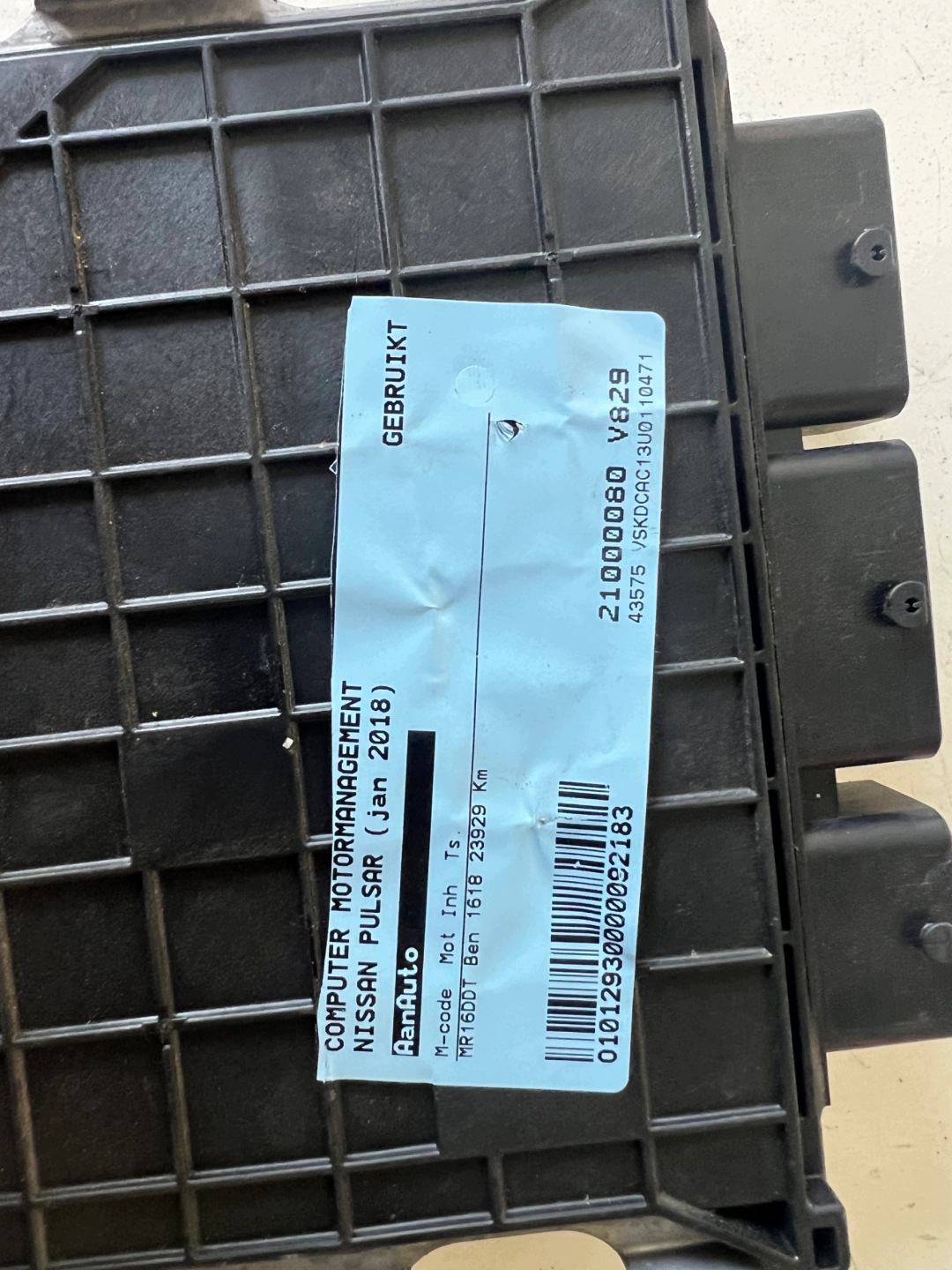 NISSAN PULSAR 1.6B MR16DDT BED431-401 NEC024-030 computer ECU