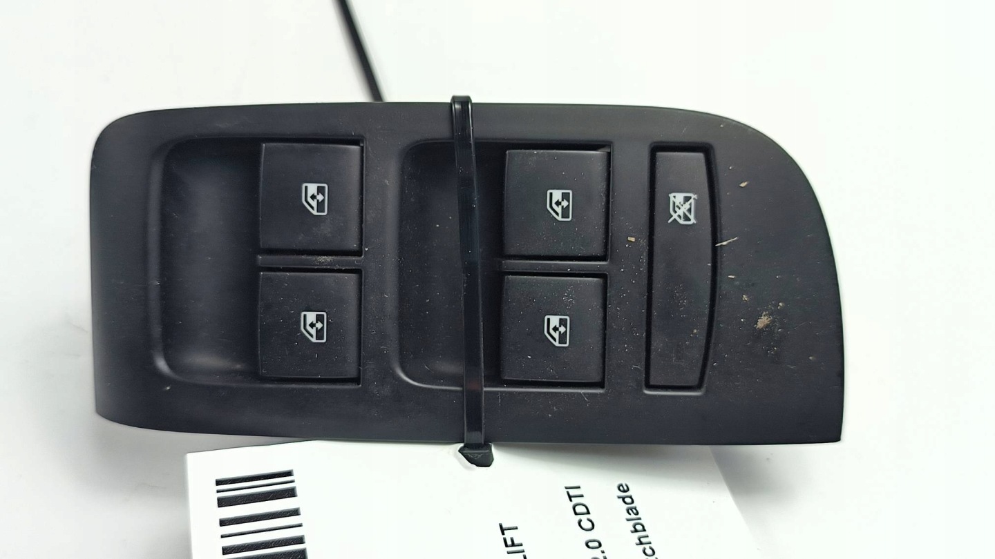 control panel of the window 13408458 OPEL ZAFIRA C LIFT