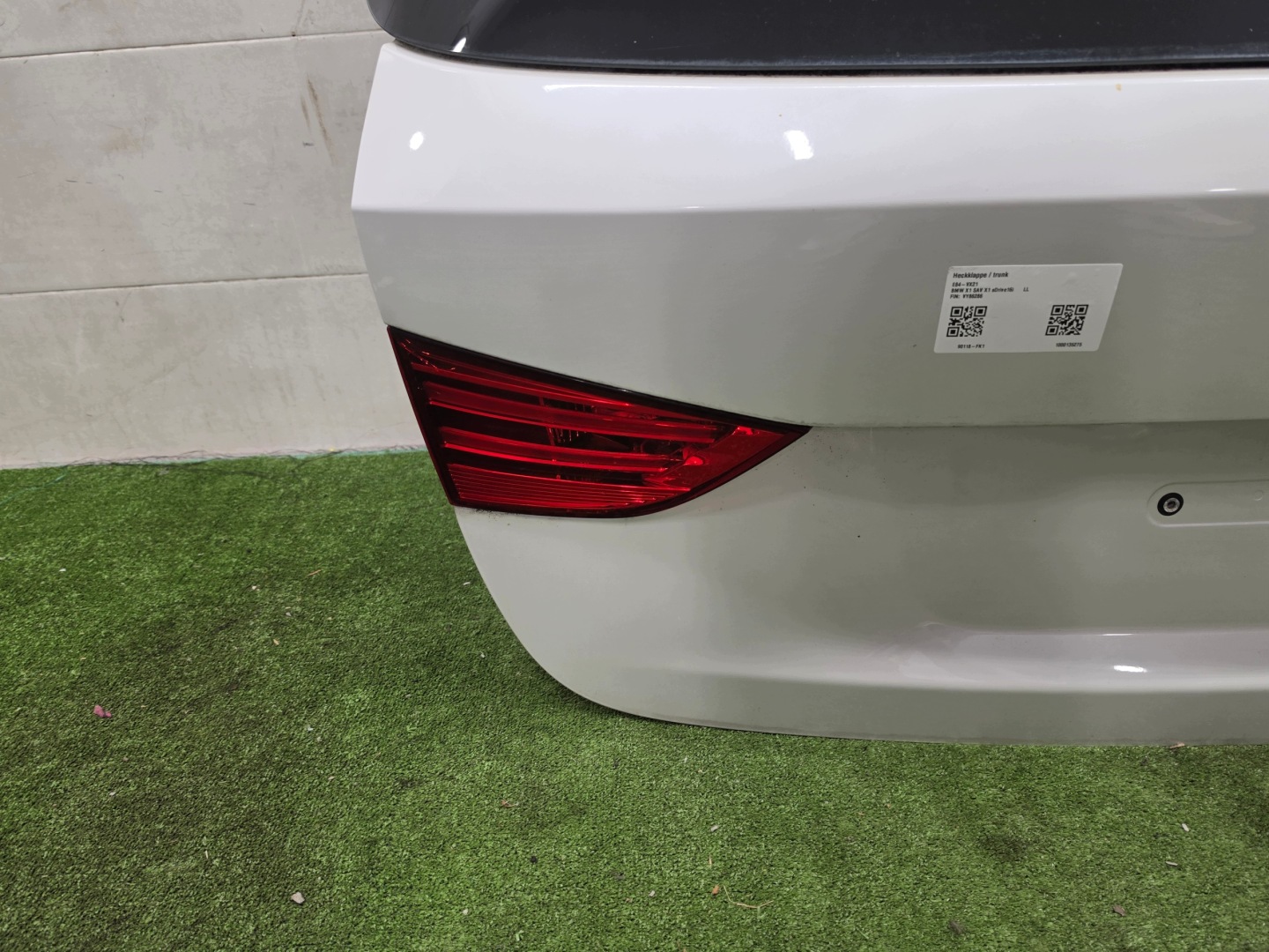 BMW X1 E84 boot door boot lights EU colour A96