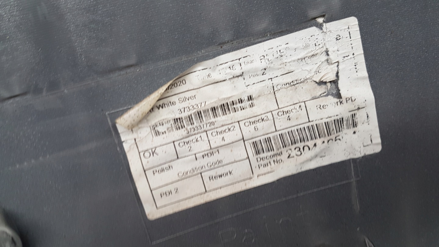 bumper rear MINI COOPER F56 ONE 7300837