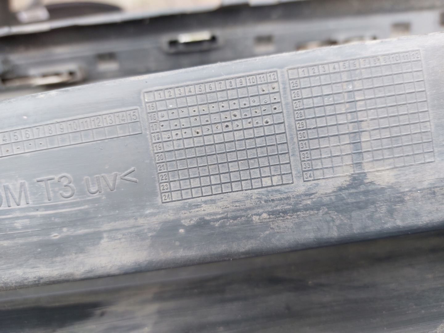 DAKLADKA SPOILER der Stoßstange heck AUDI A3 8V 18r