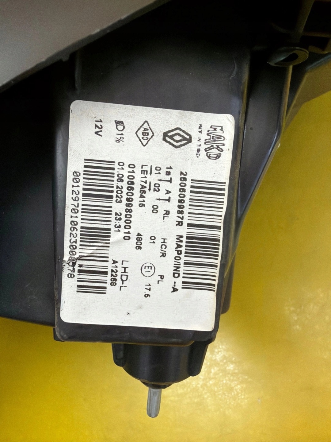 light left Renault Captur II Full Led 260609937R