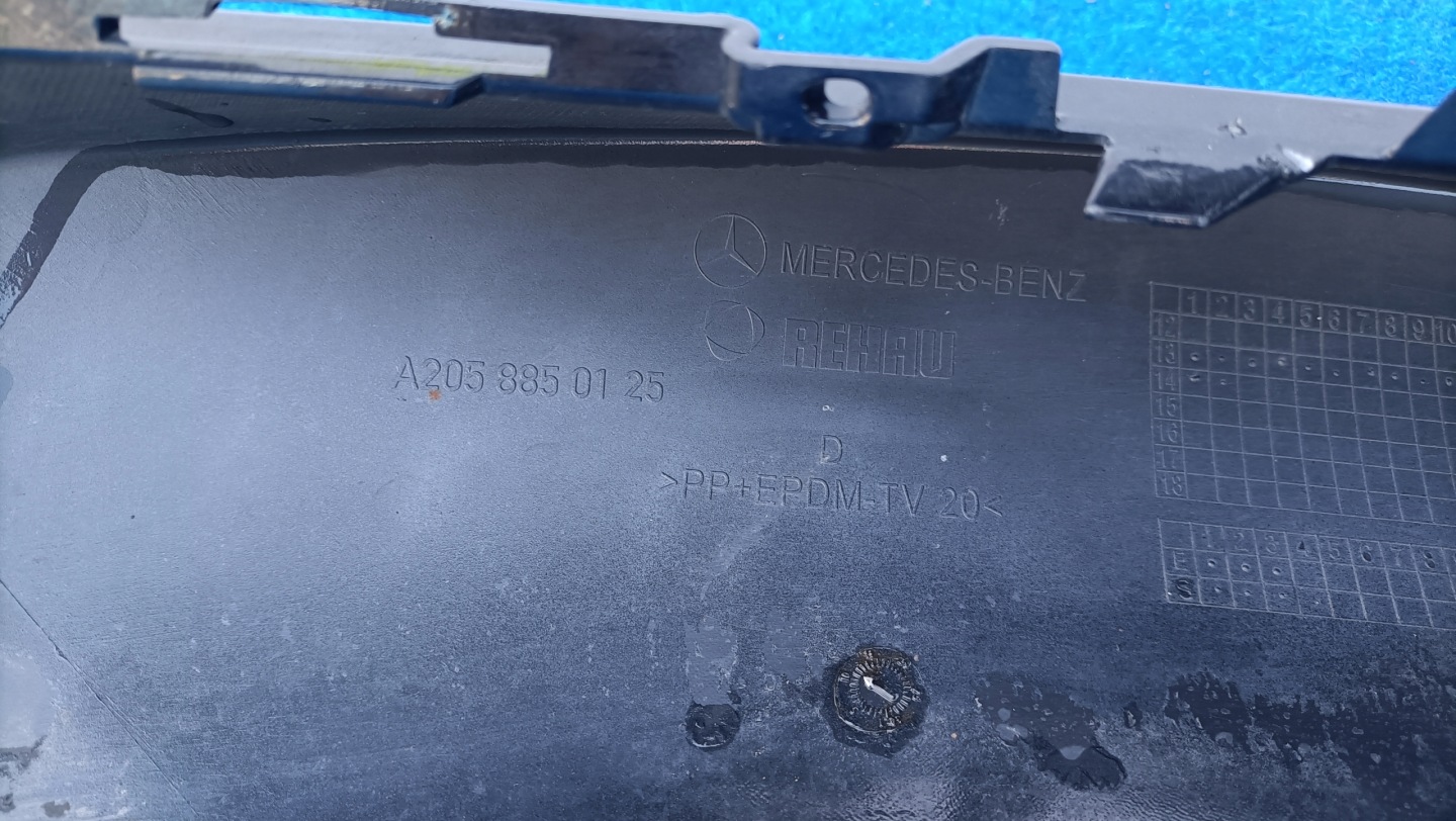 MERCEDES C-class W205 14-18 year bumper front below sensors HA120