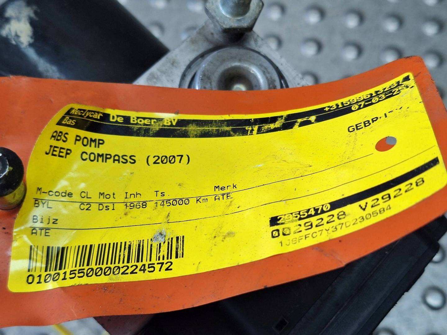 Pompa Centralina ABS P05105590AG 25.0212-0273.4 JEEP COMPASS e