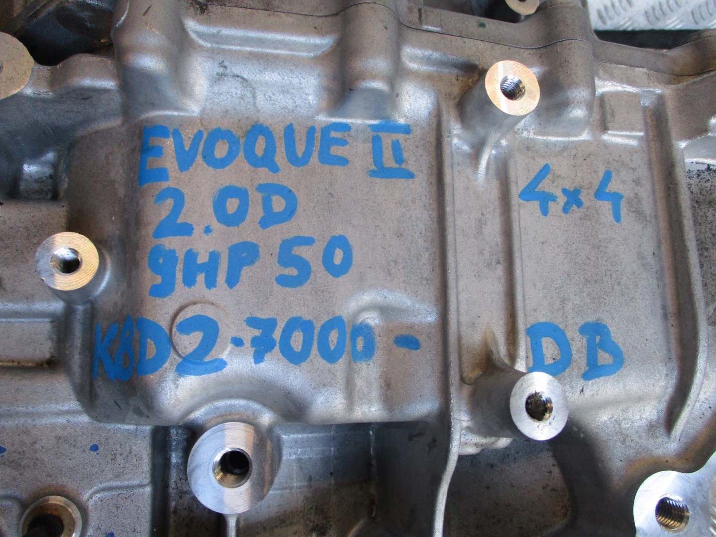 cambio EVOQUE II 2,0D 4X4 K8D2-7000-DB 9HP50