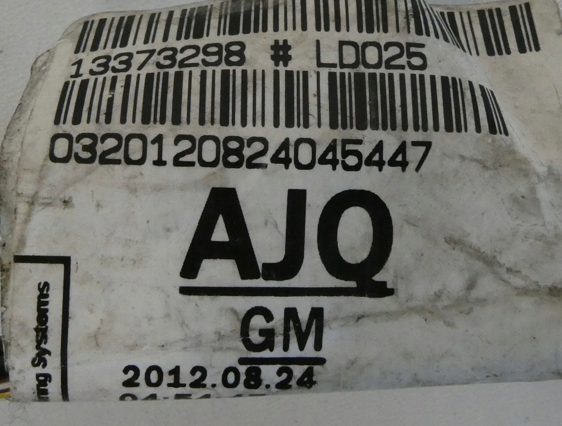 cablaggio Paraurti posteriore PDC 13373298 OPEL ASTRA J 4