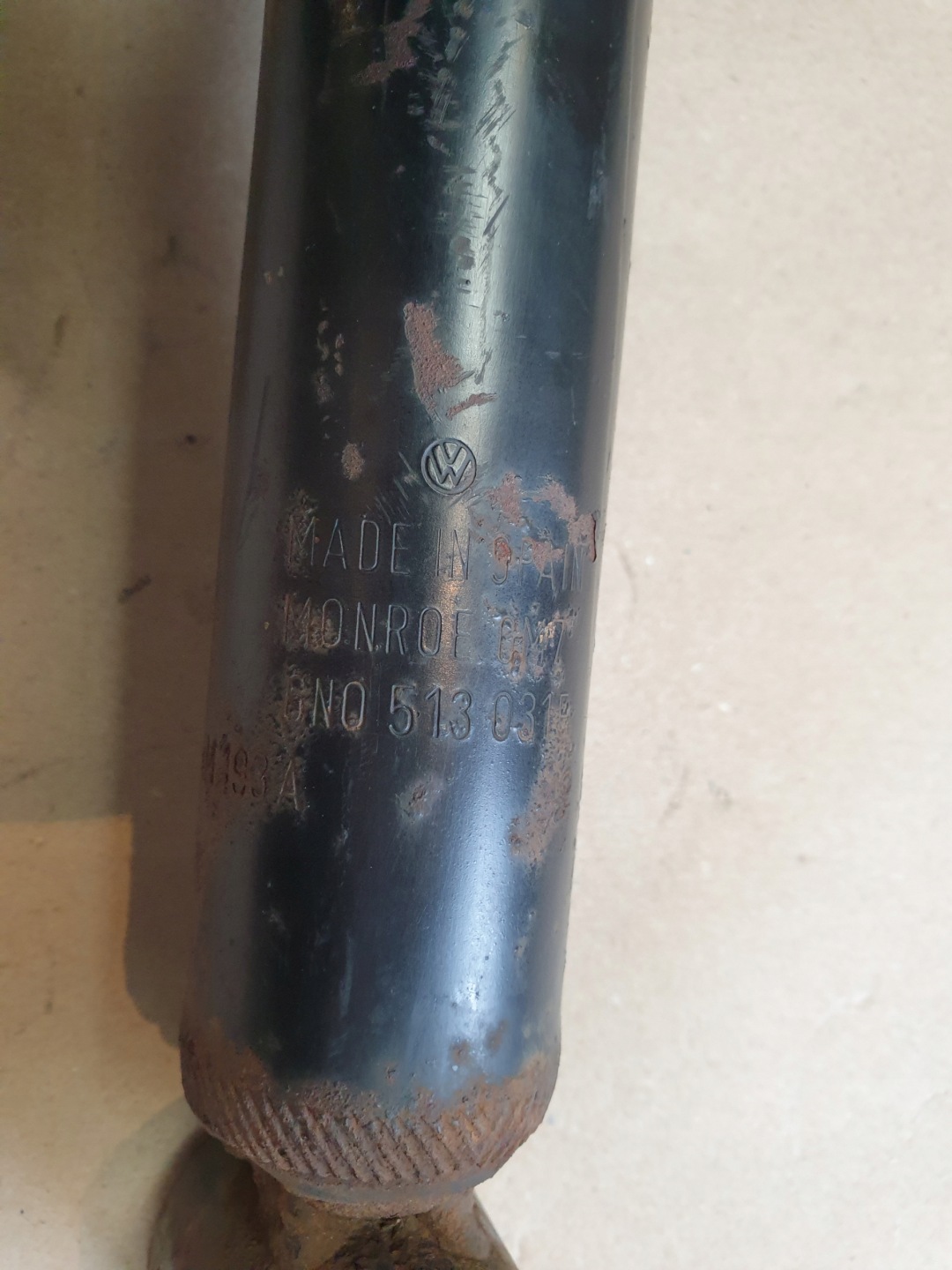 shock absorber rear right left VW POLO III 6N 6N0513031F original