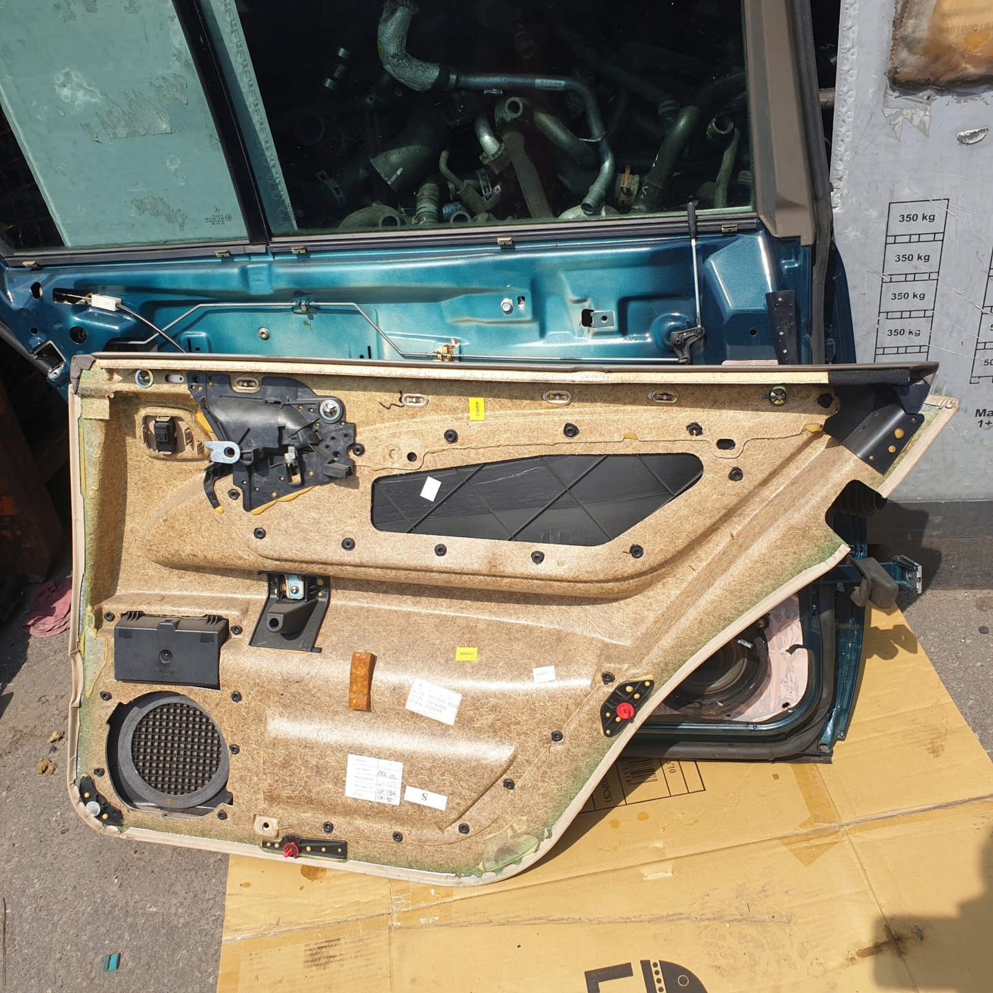side door upholstery left rear MERCEDES E W210