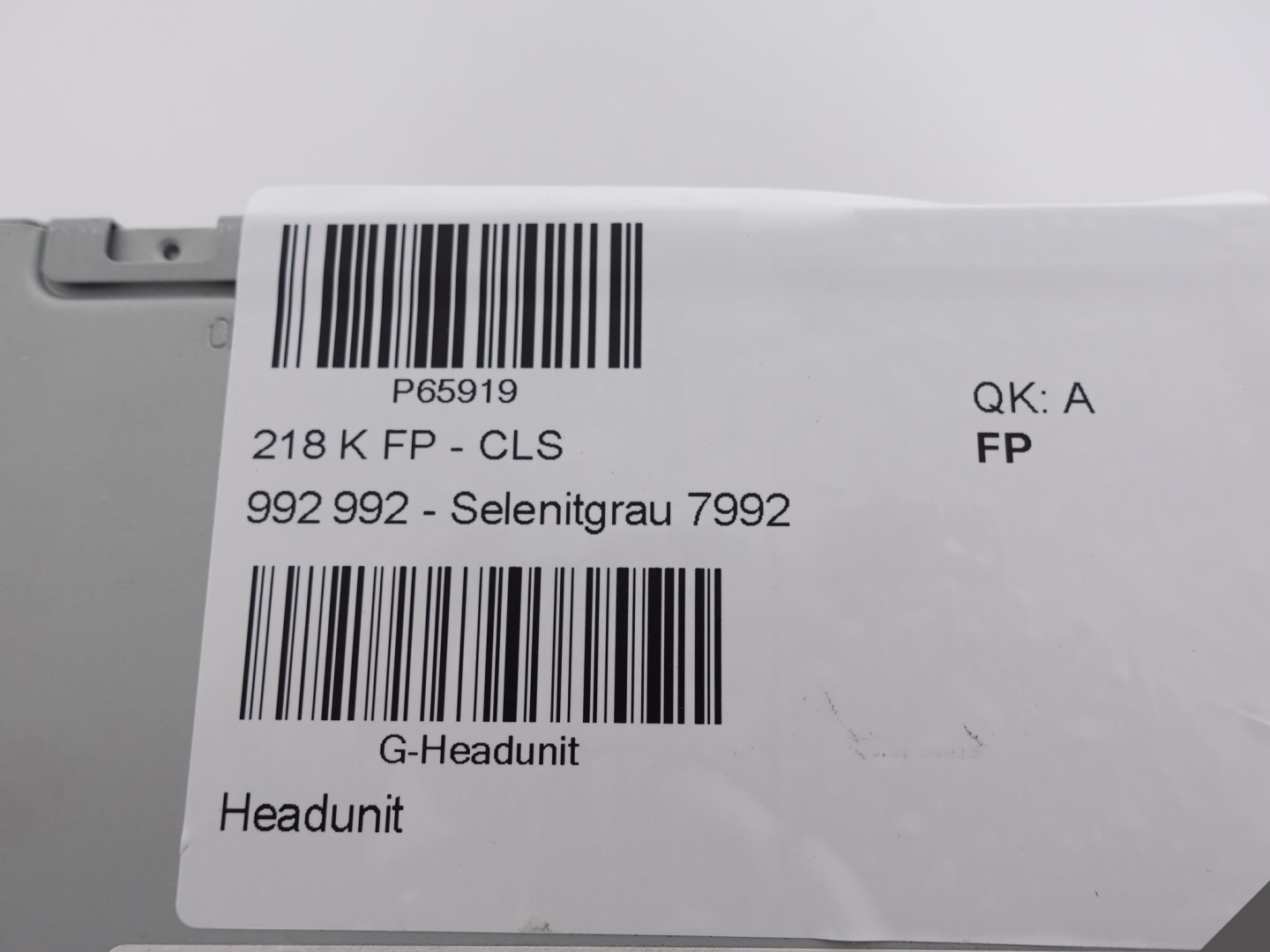 MERCEDES CLS 218 E 207 control unit navigation RADIO