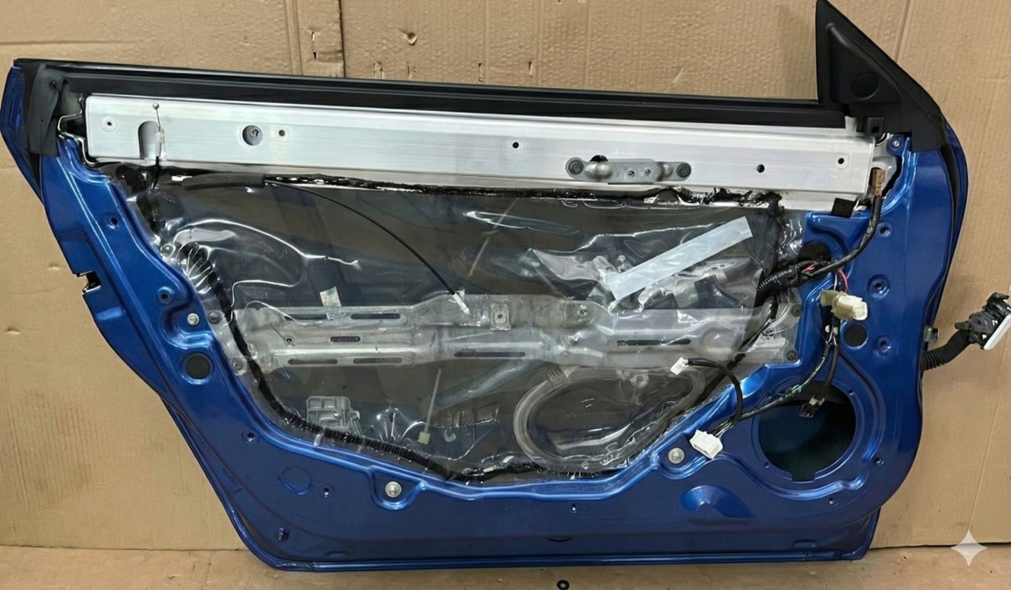 IDEALNE KPL. door left + window NISSAN GTR R35 1