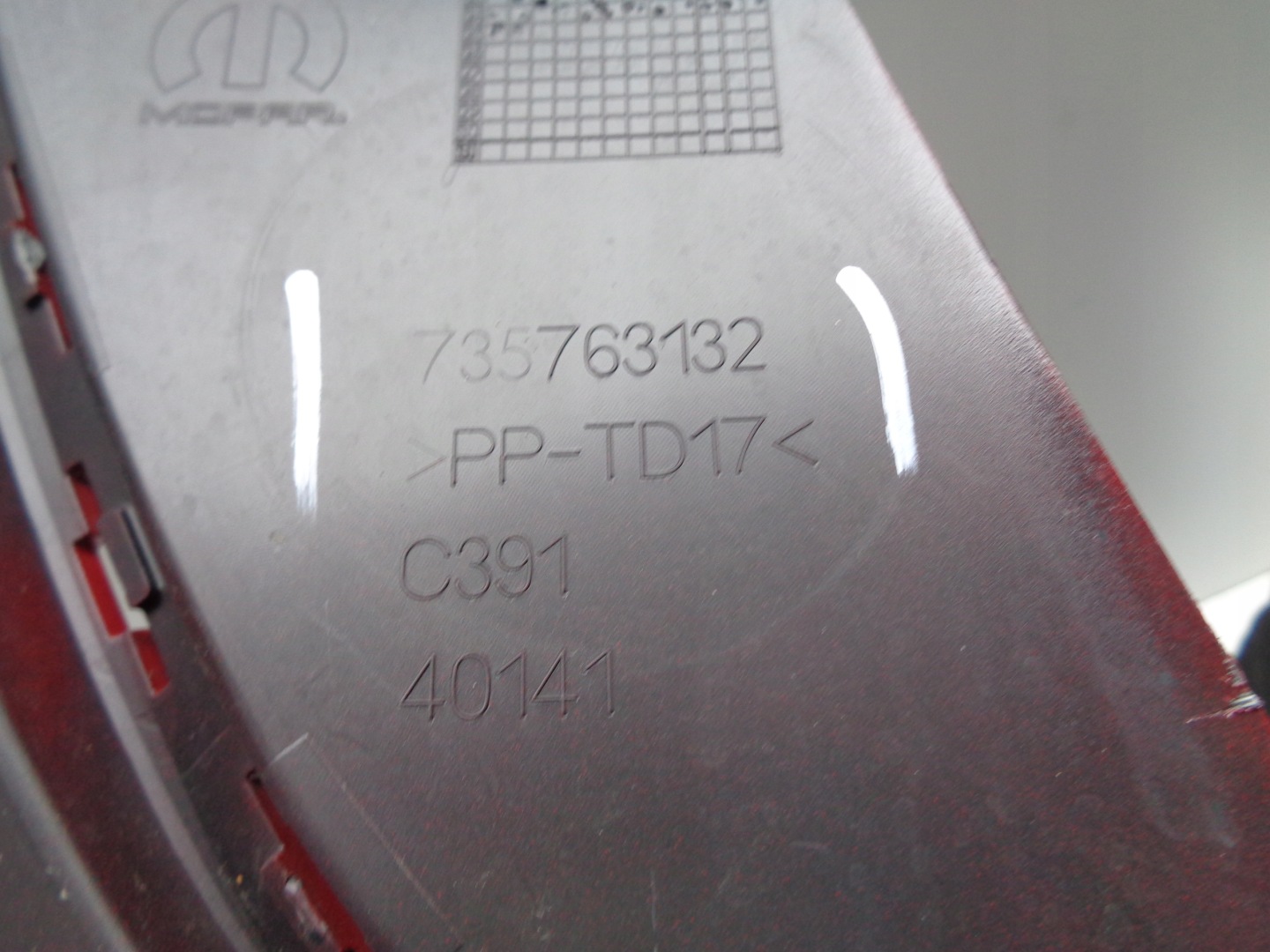 front bumper FIAT 600 23- NR 49384
