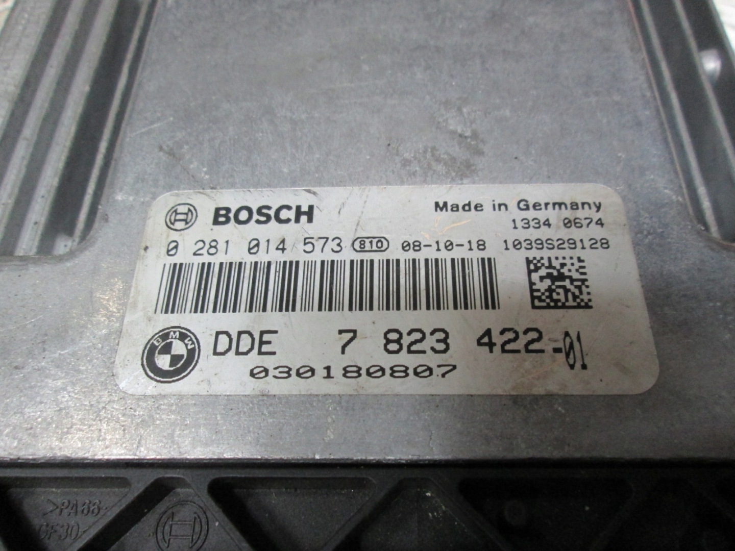 BMW E60 E90 Computer DES MOTORS N47 320D 120D