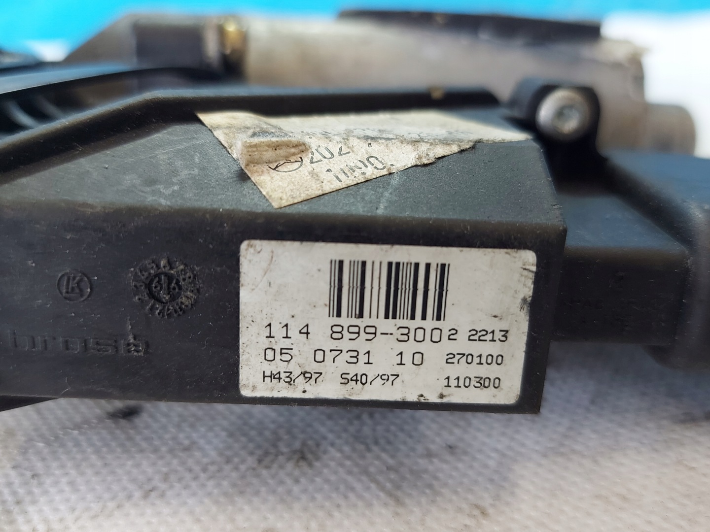 engine lifting windows MERCEDES W211 0130821698 right rear part