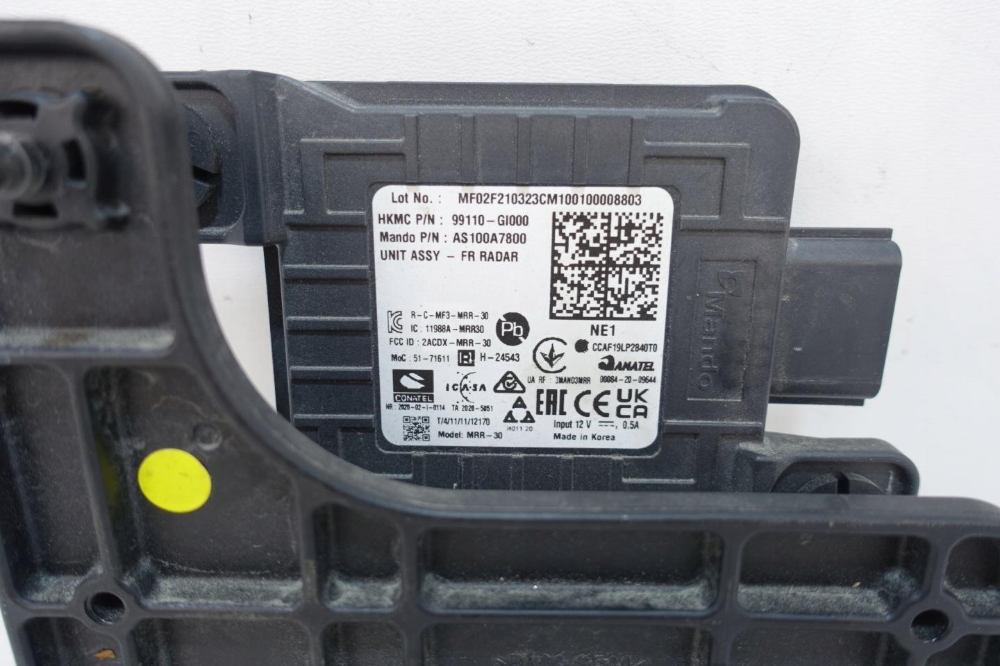 HYUNDAI IONIQ V 2021- module STERWONIK RADAR ACC front 99110-G1000