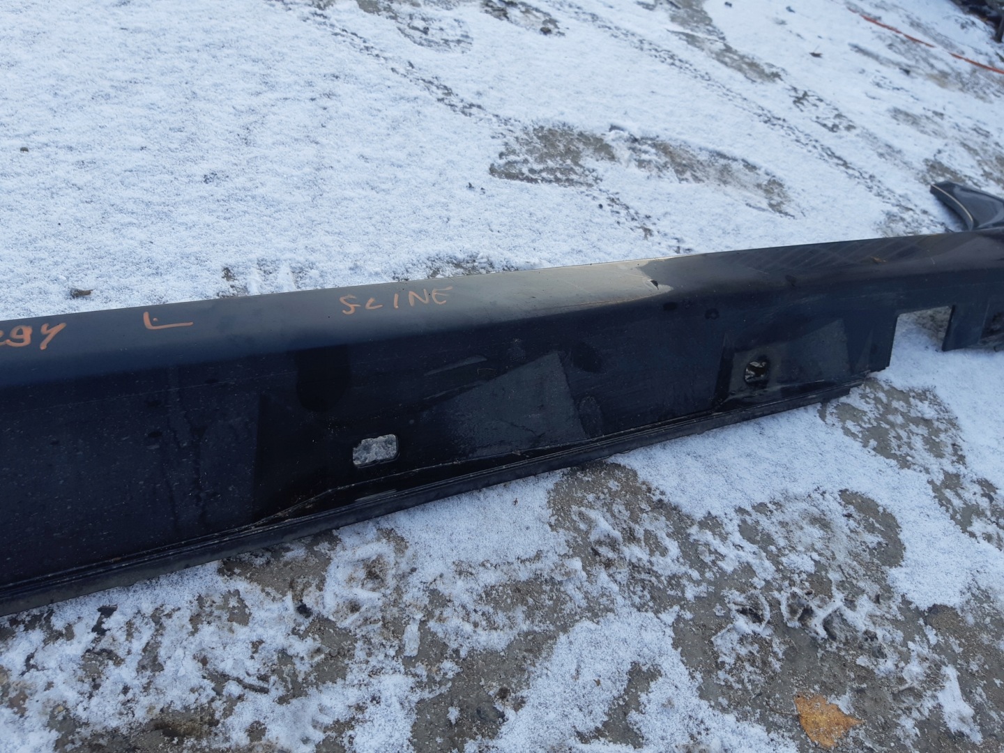 AUDI A6 C7 LZ9Y moulding cap threshold S-LINE left 4G0853855F