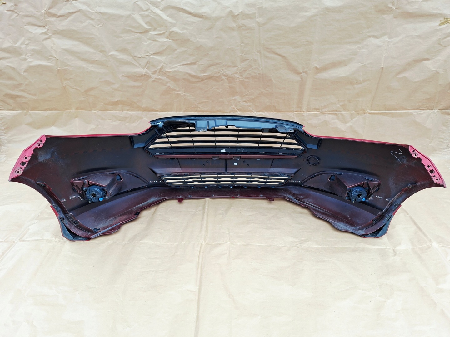 FORD FIESTA MK7 LIFT 2012-2017 bumper front CANDY RED original