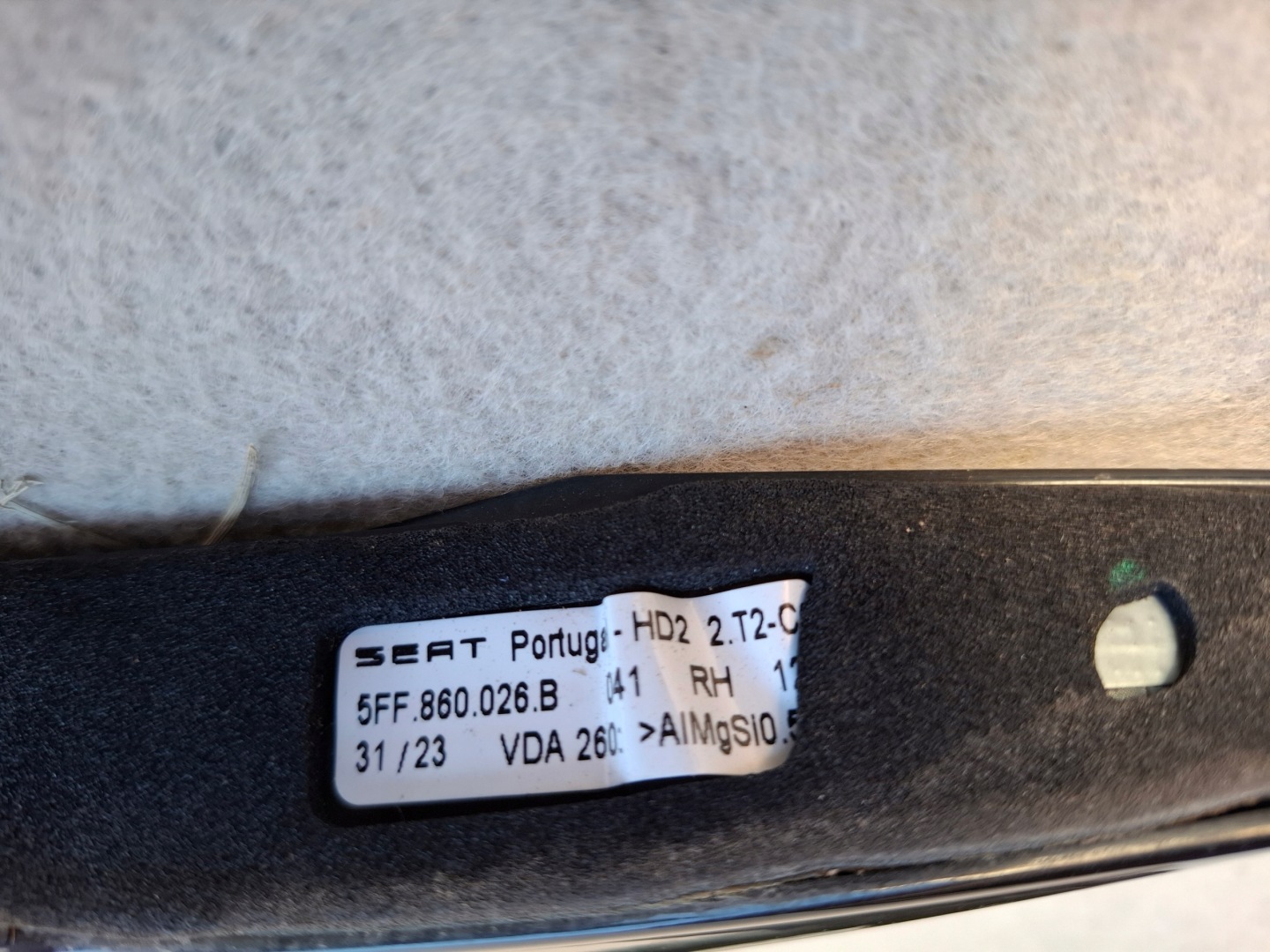 CUPRA FORMENTOR Dachreling dach KOMPLET 5FF860025B 5FF860026B