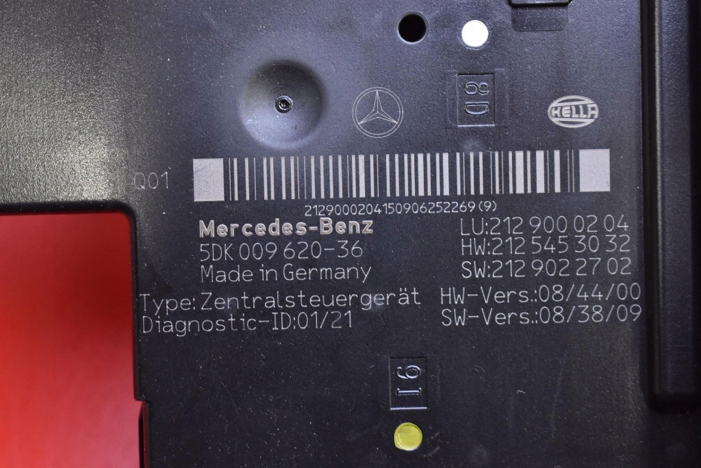 control unit module SAM 5DK009620-36 MERCEDES E-class W212 2.2 CDI 170 KM 09-13