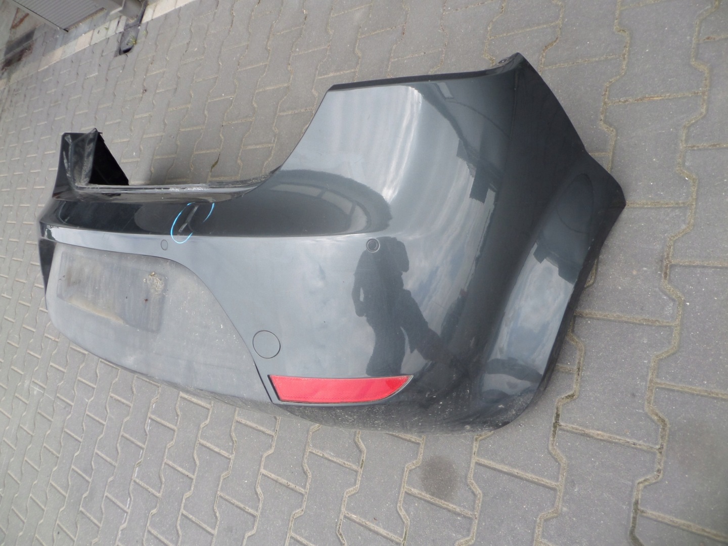 original SEAT LEON 2 II LIFT 09-12r bumper rear part 4XPDC