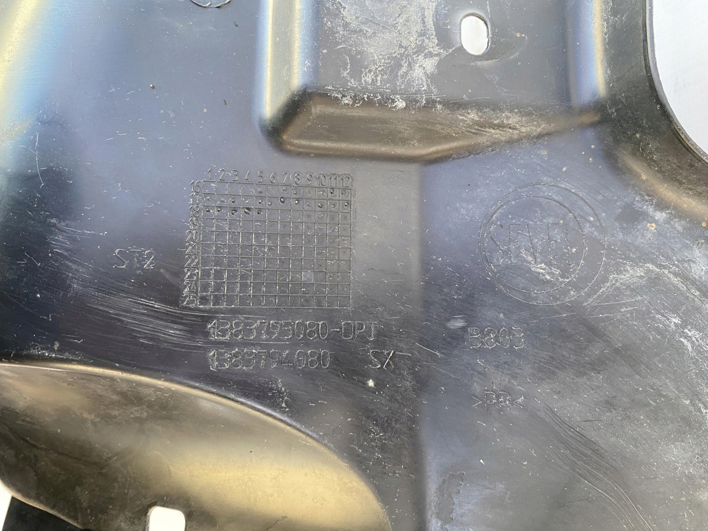 DUCATO JUMPER BOXER 17- mudguard front left front left ORYGINALNE