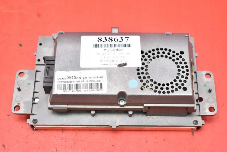 display 9660361080 PEUGEOT 407 04-10