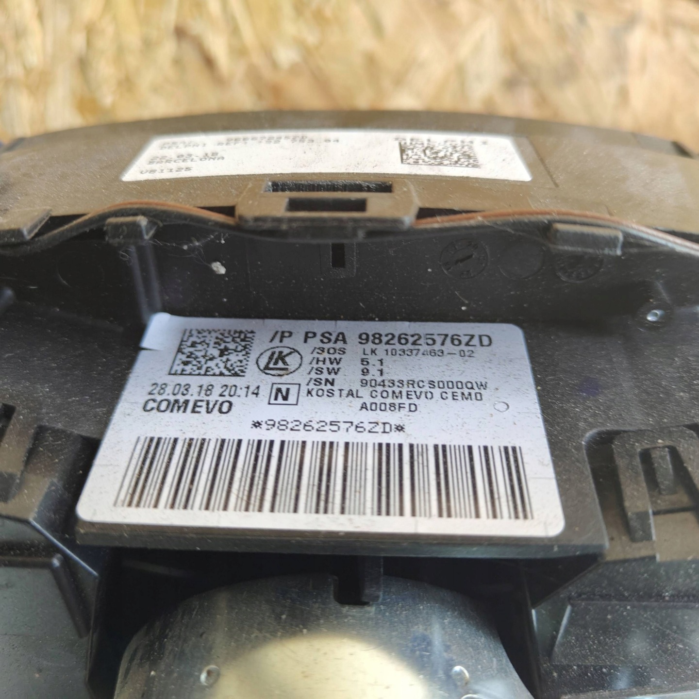 DEVIO LUCI TERGICRISTALLO TERGI Peugeot Expert 98262576ZD