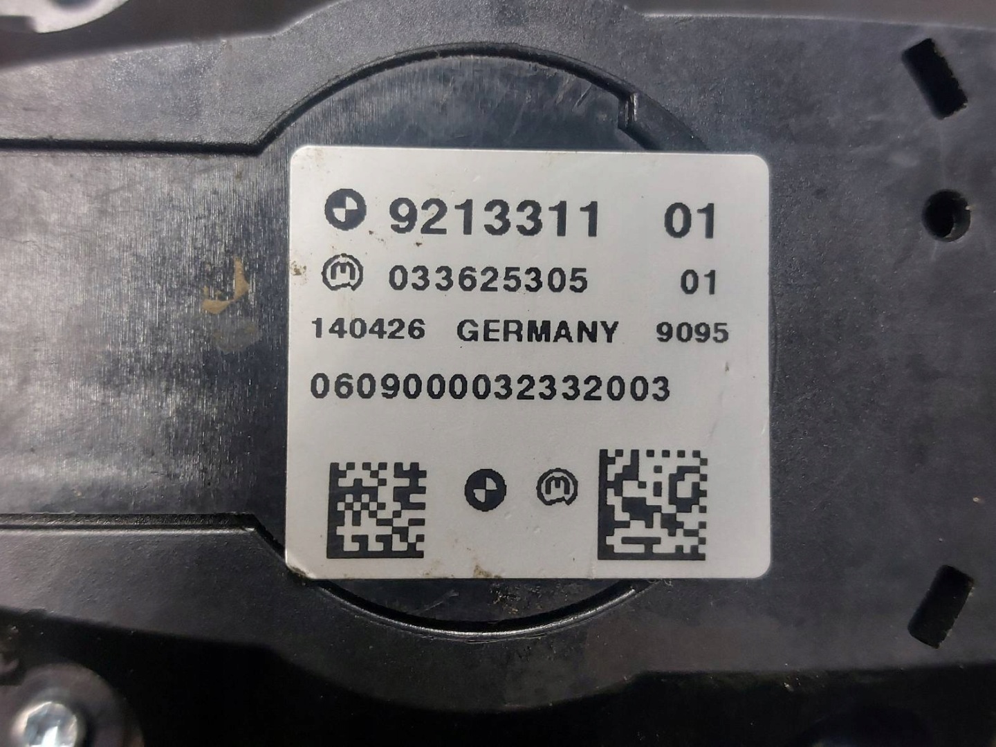 control panel BMW E90 E91 9213311 9170918