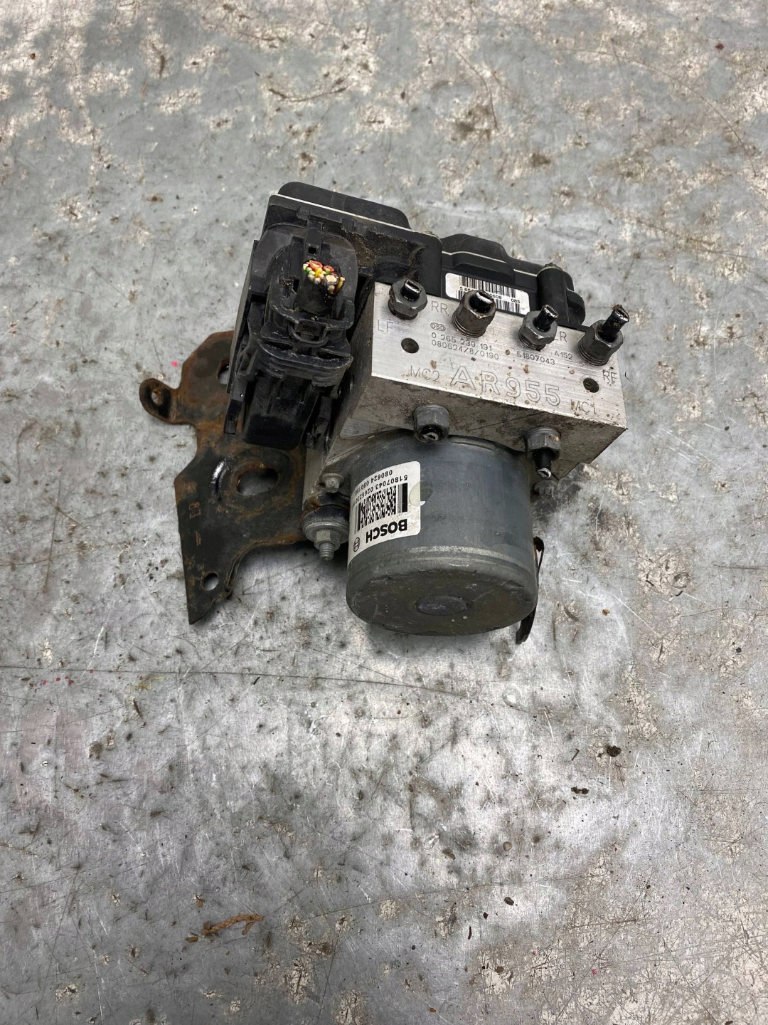 ALFA ROMEO MITO brake booster control unit ABS 51807043