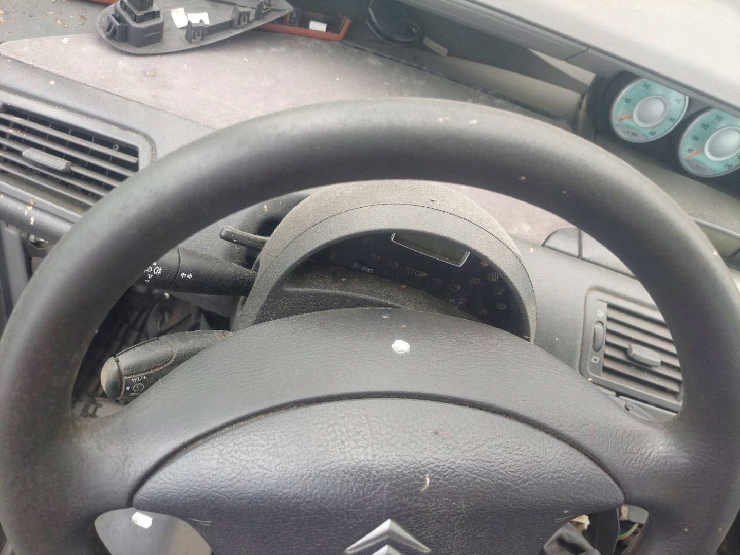 steering wheel, + airbag CITROEN C8 before lift