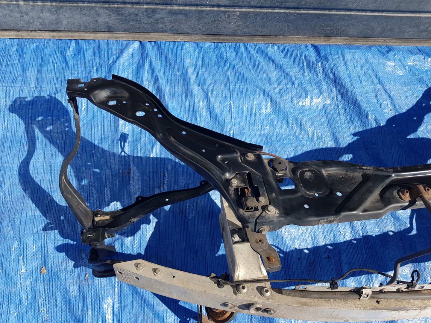 support panel for radiators sider pillar MERCEDES W212