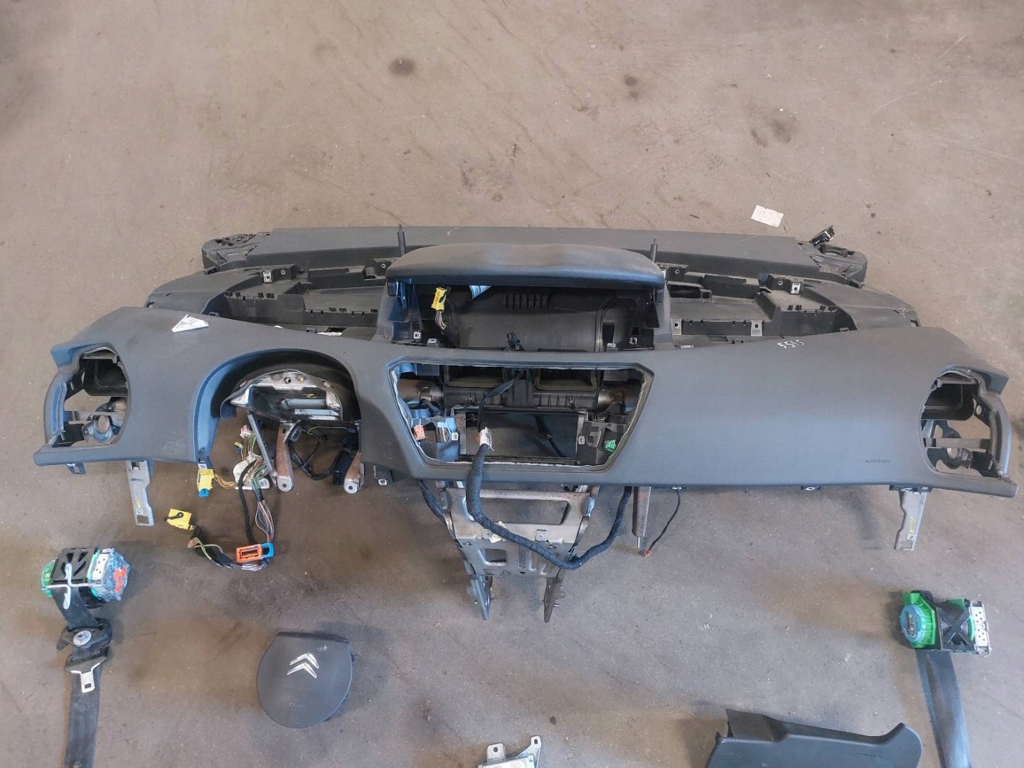 running board airbag POSTRZALOWY cockpit CITROEN C4 PICASSO and