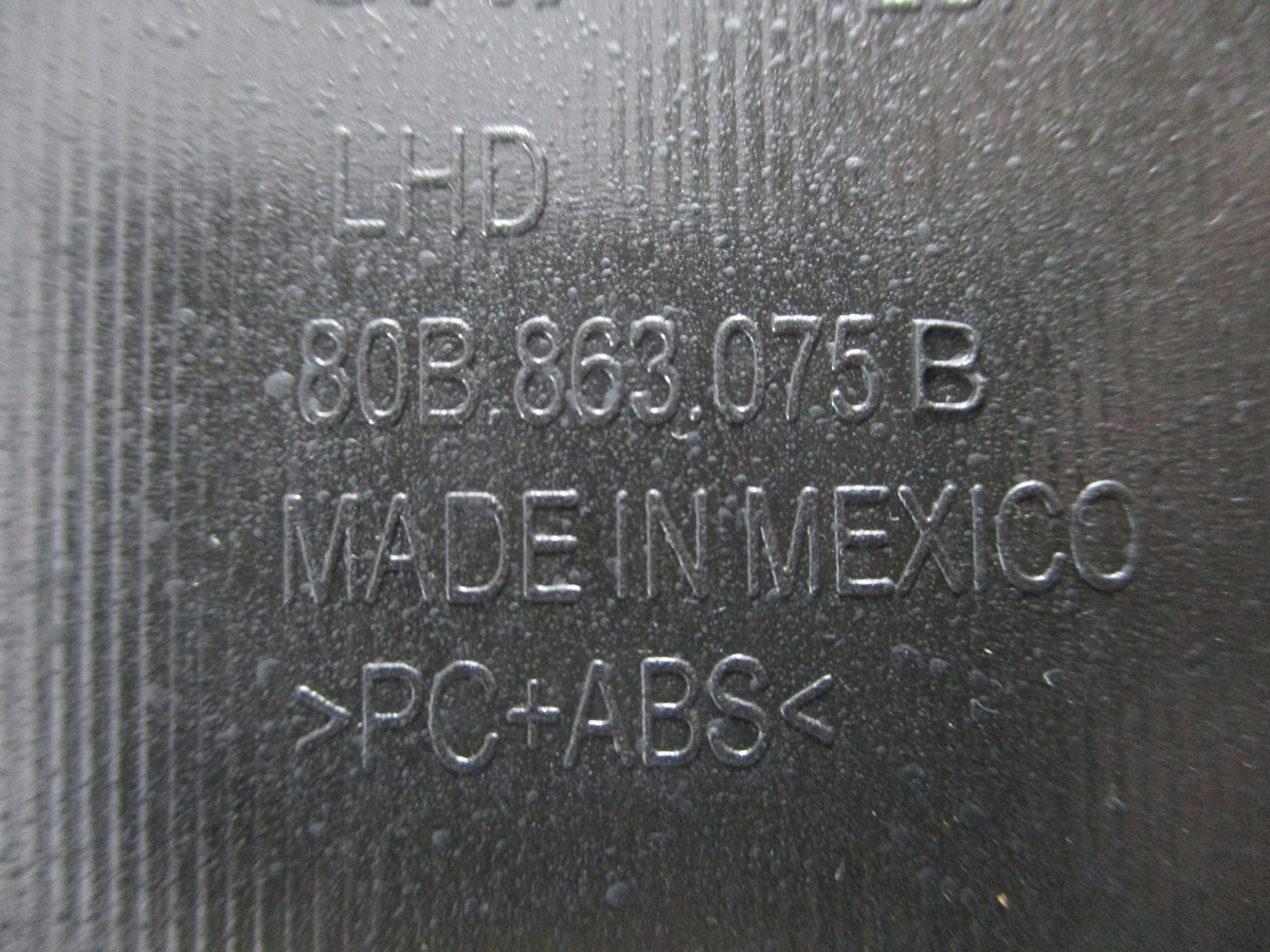 Blende Abdeckung unter Lenkrad AUDI Q5 80A 80B863075B