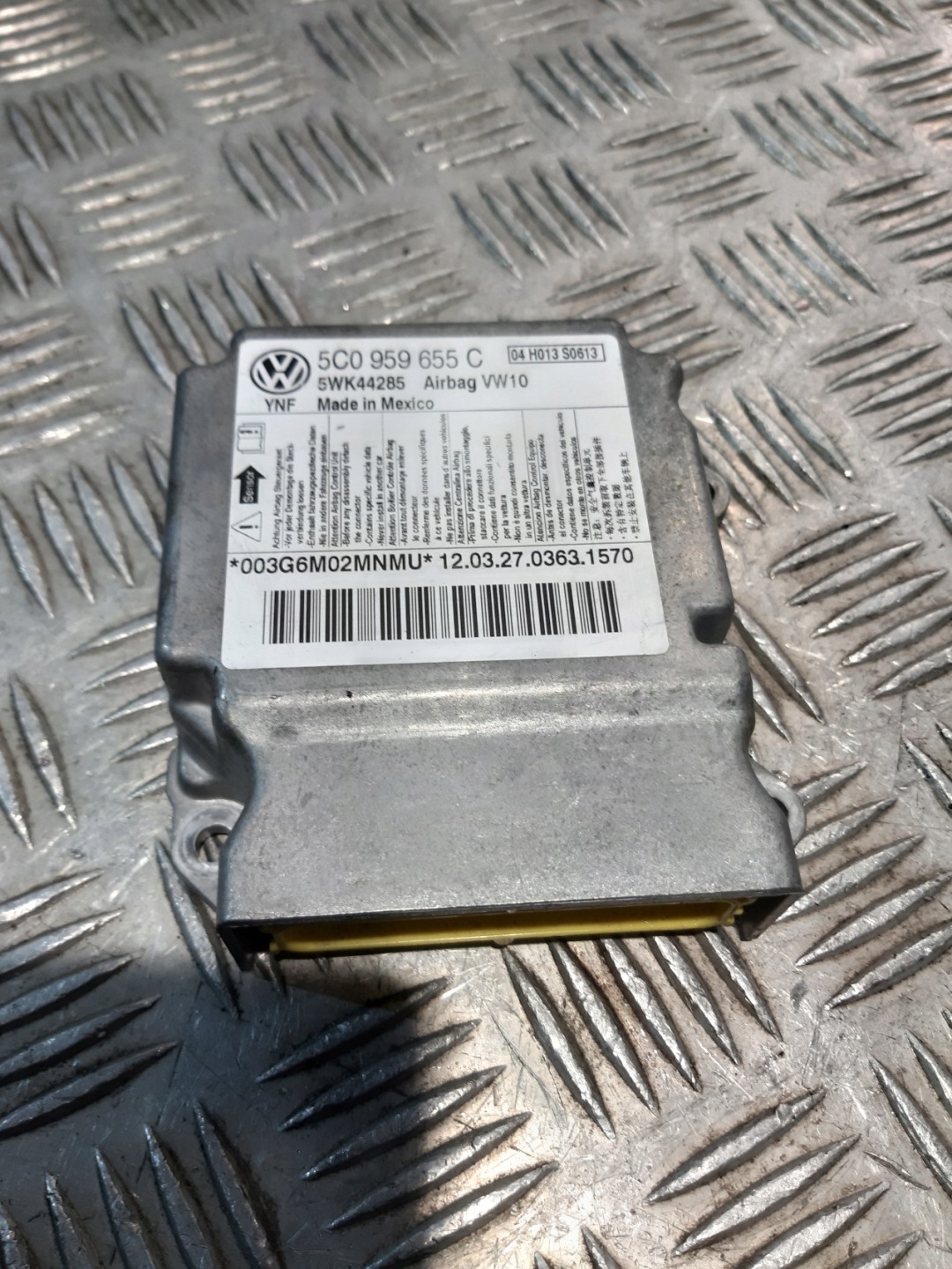 SENSOR AIR BAG Module Airbag VW GOLF VI 5C0959655C