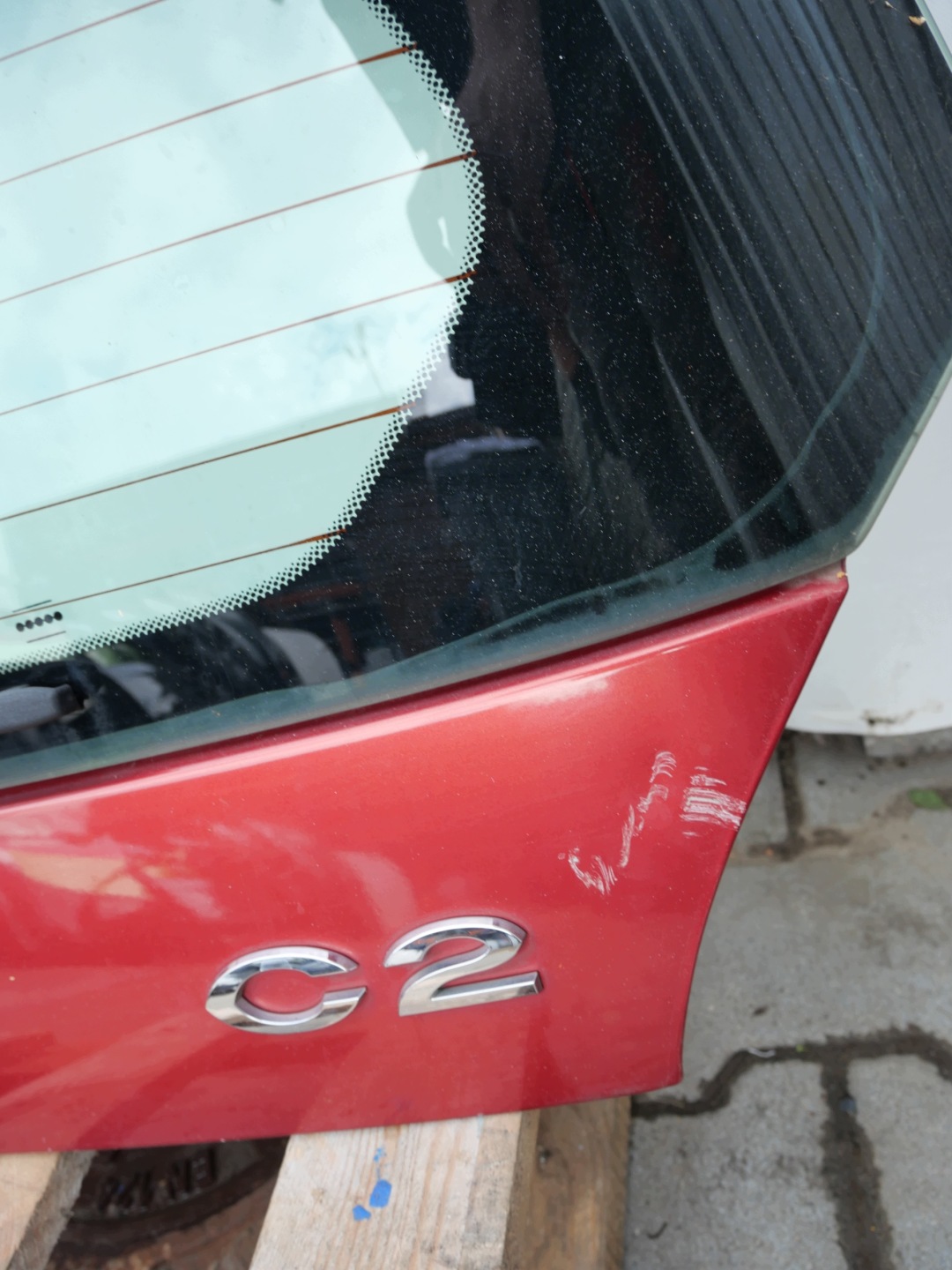 CITROEN C2 trunk door cover boot