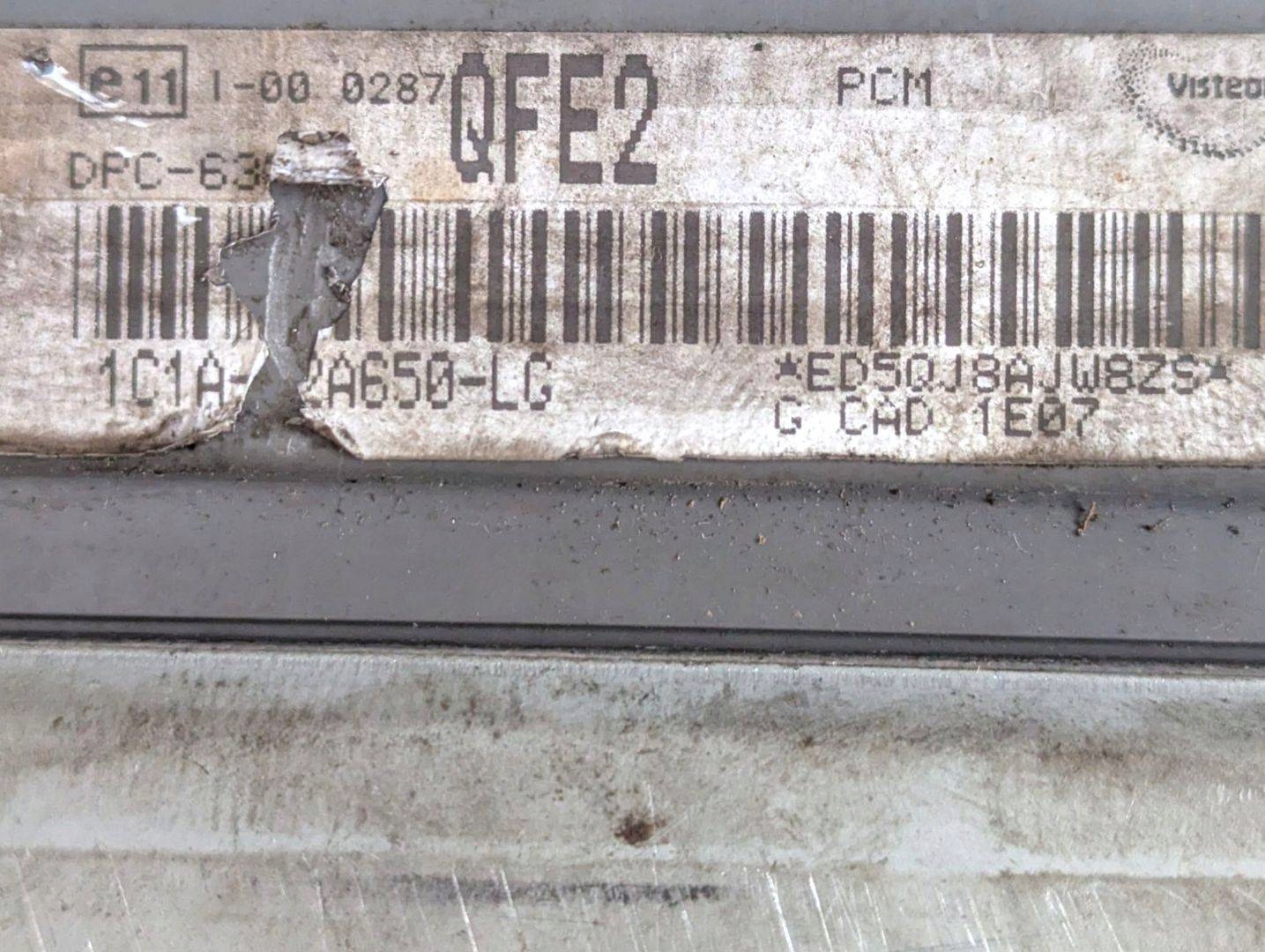 Centralina Motore Ford Transit 6 2005 1C1A-12A650-LG