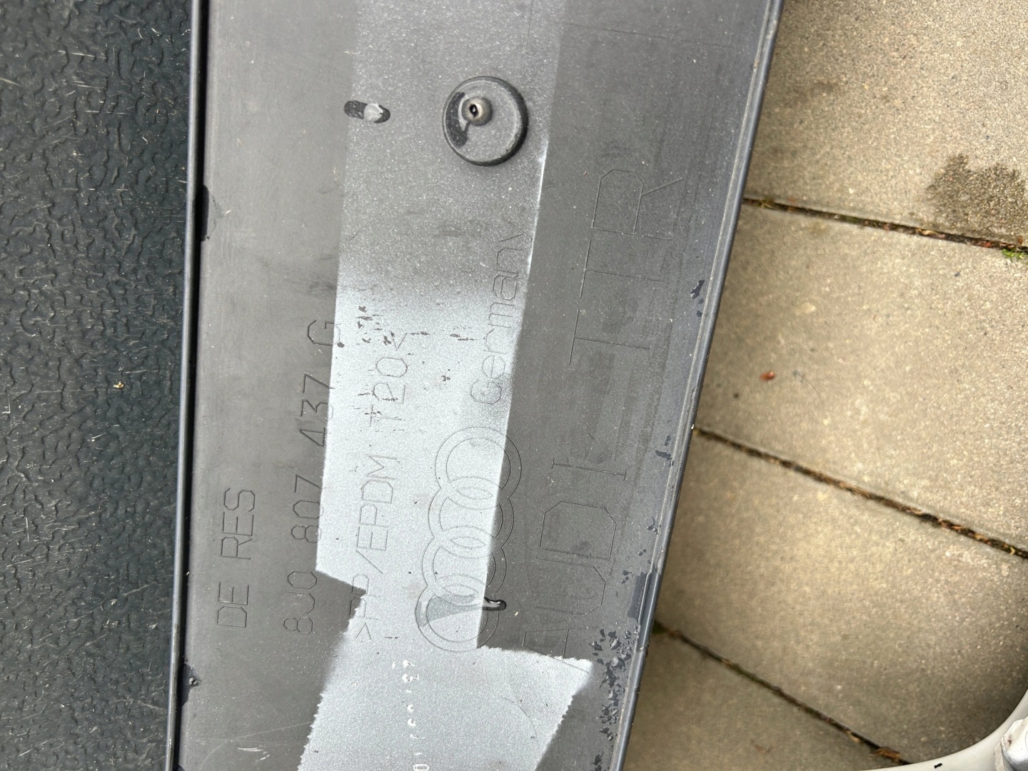 AUDI TT RS 8J0 bumper front front 2008- 8J0807437G