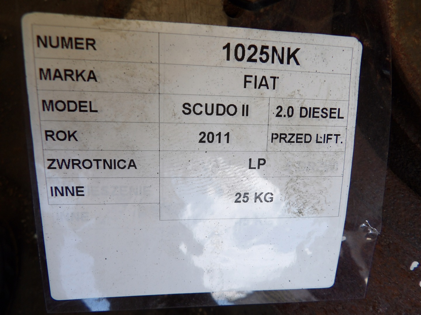 Fiat Scudo II swing front left
