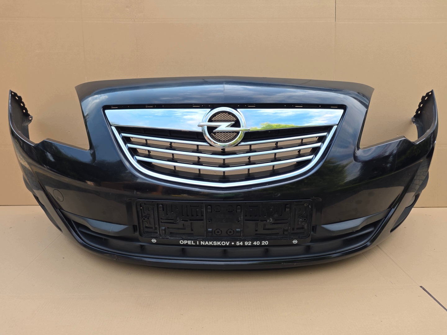 bumper front front OPEL MERIVA B 10-13 grille complete