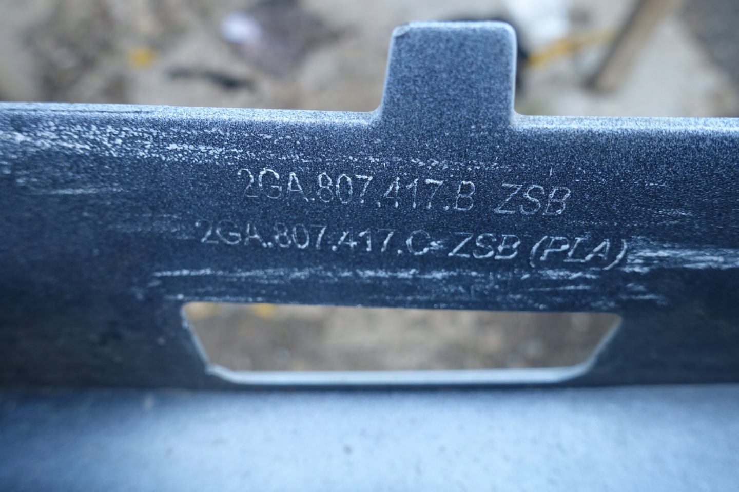 VW T-ROC 2GA 2017- bumper rear part rear 2GA807417B