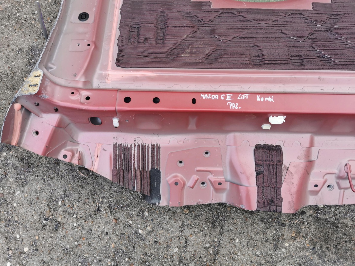quarter rear panel MAZDA 6 III LIFT GL KOMBI 46V
