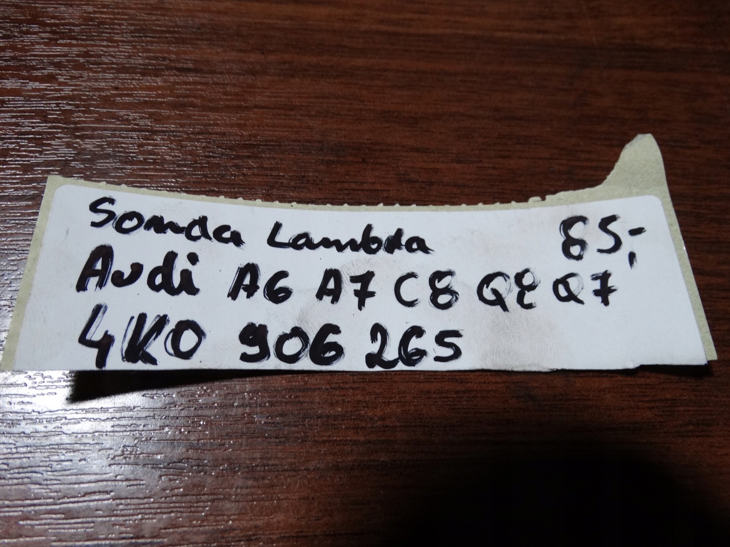 IDEALNA SONDA LAMBDA AUDI A6 A7 C8 Q8 Q7 1