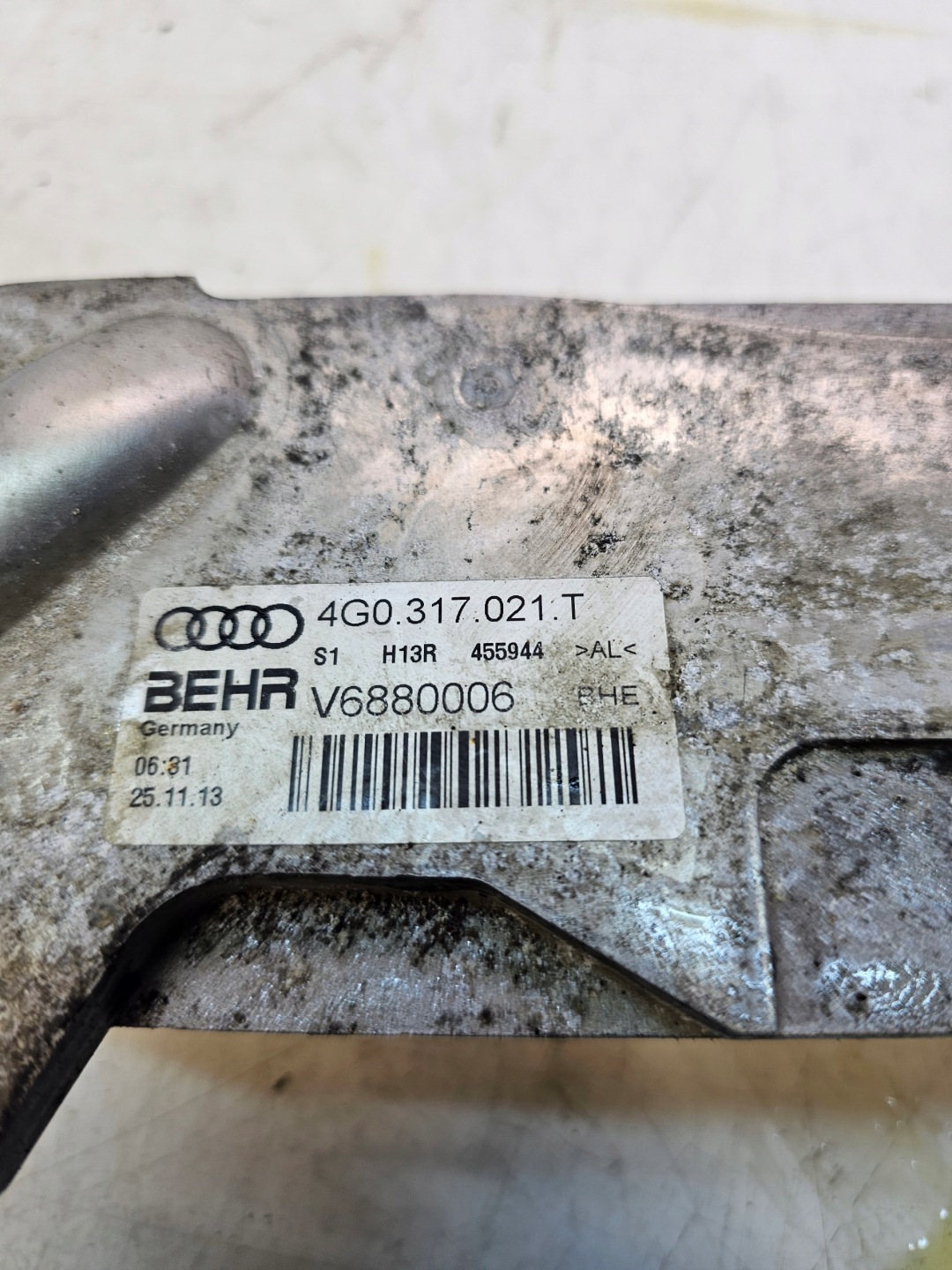olaj hütö AUDI A6 C7 A7 3.0 TDI 4G0317021T