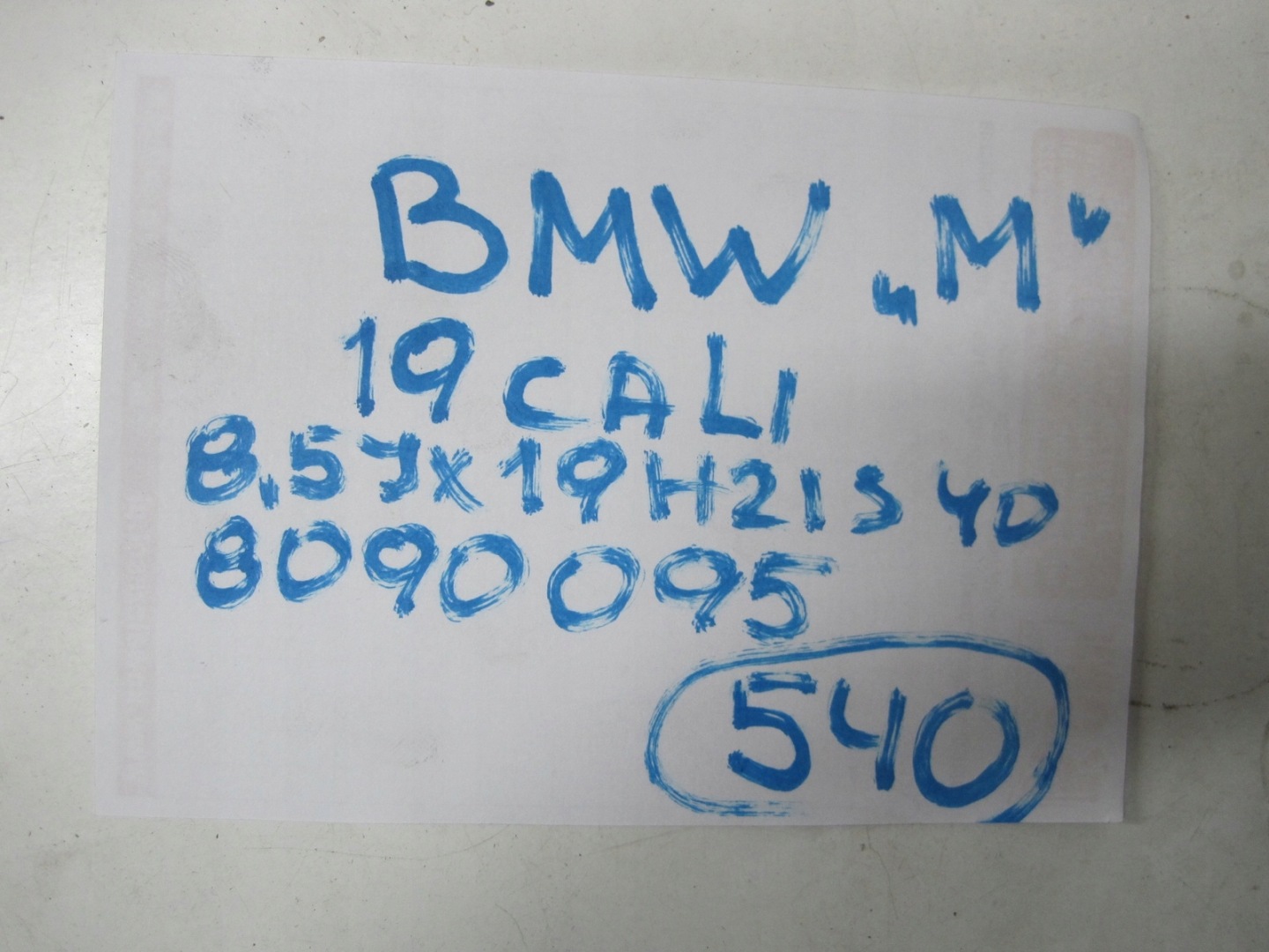 disk BMW M 3 G20 G21 R19 8090095