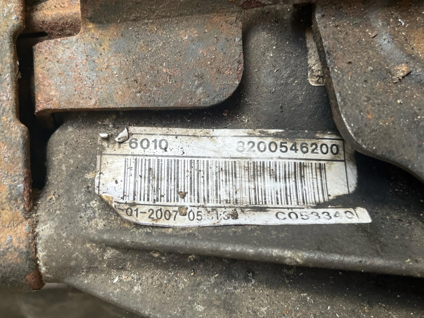 6-biegowa gearbox, Renault Trafic 2 facelift 2011 8200546200