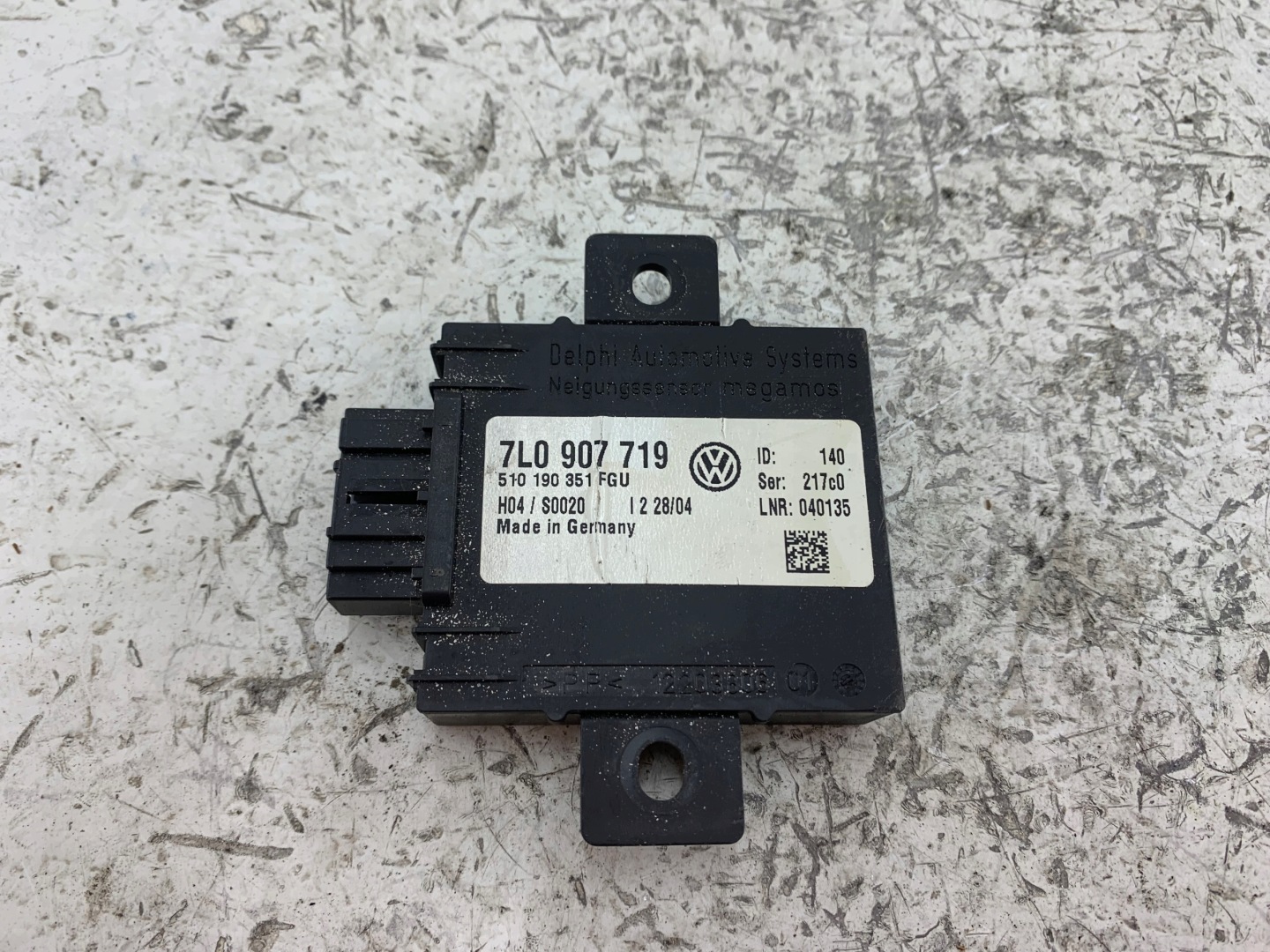 PORSCHE CAYENNE e centralina modulo ALARMU 7L0907719