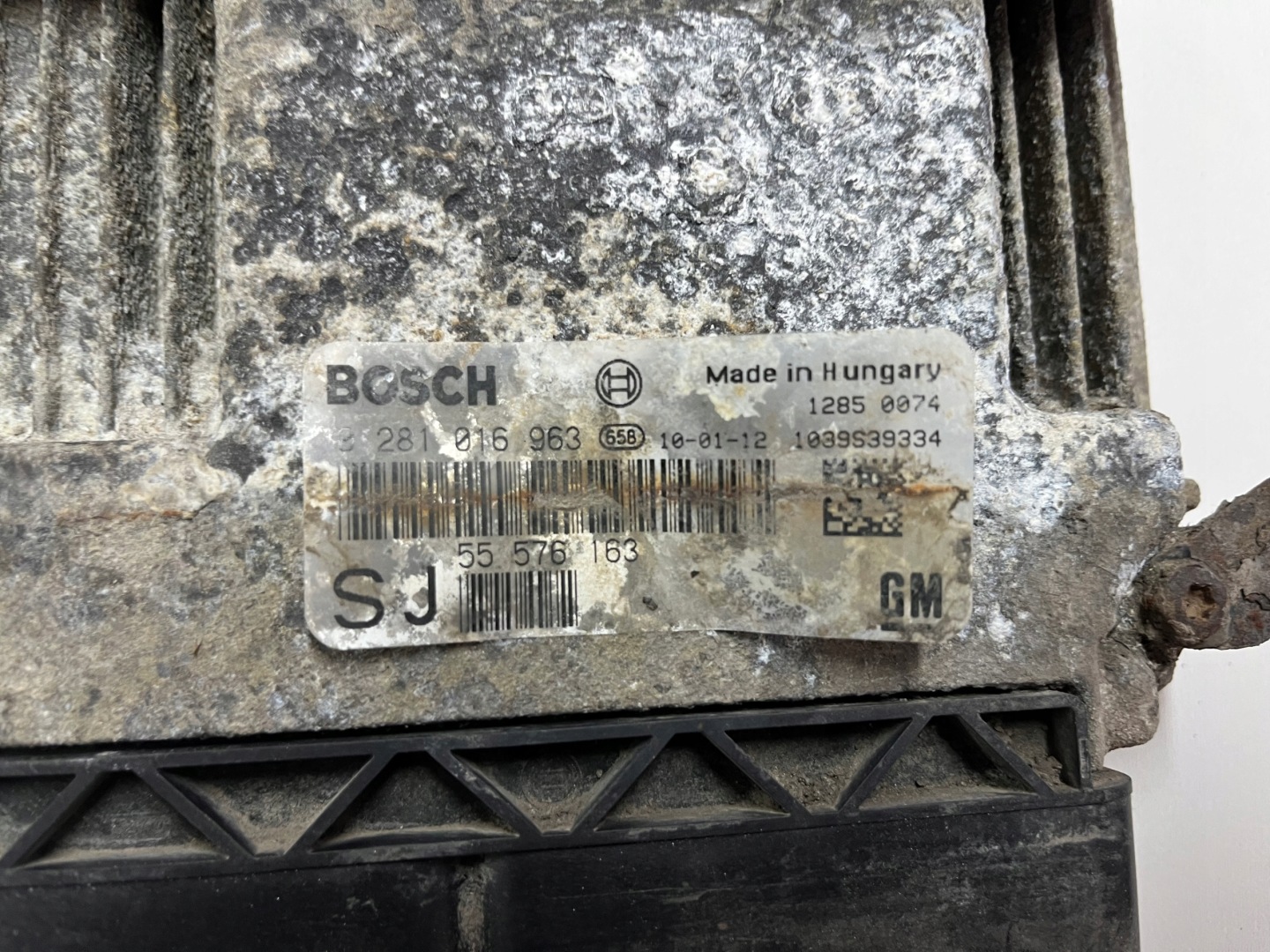 control unit ECU SAAB 93 1.9 TTiD 55576163 0281016963 SJ