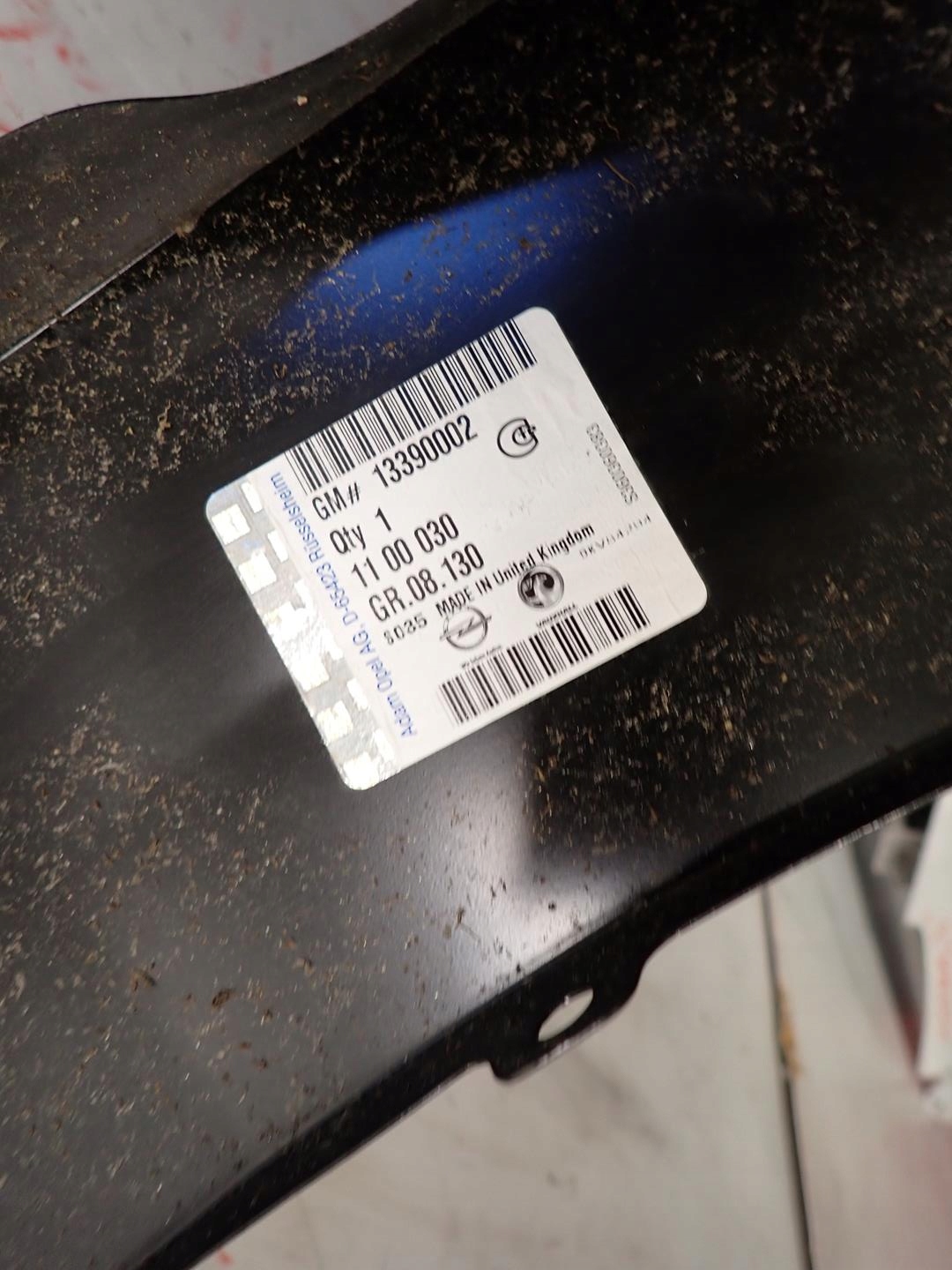 fender front front left OPEL ASTRA J IV 2009-2016 new original 13390002